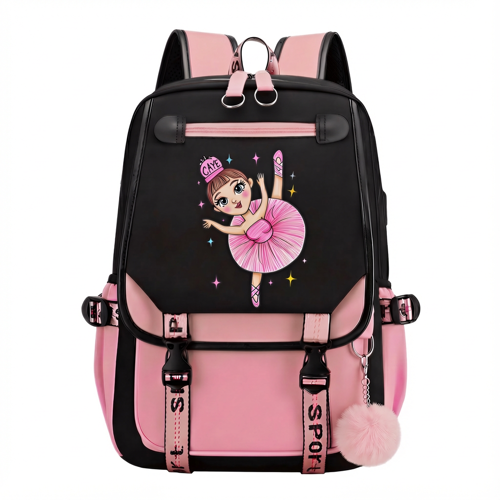 mochila rosa